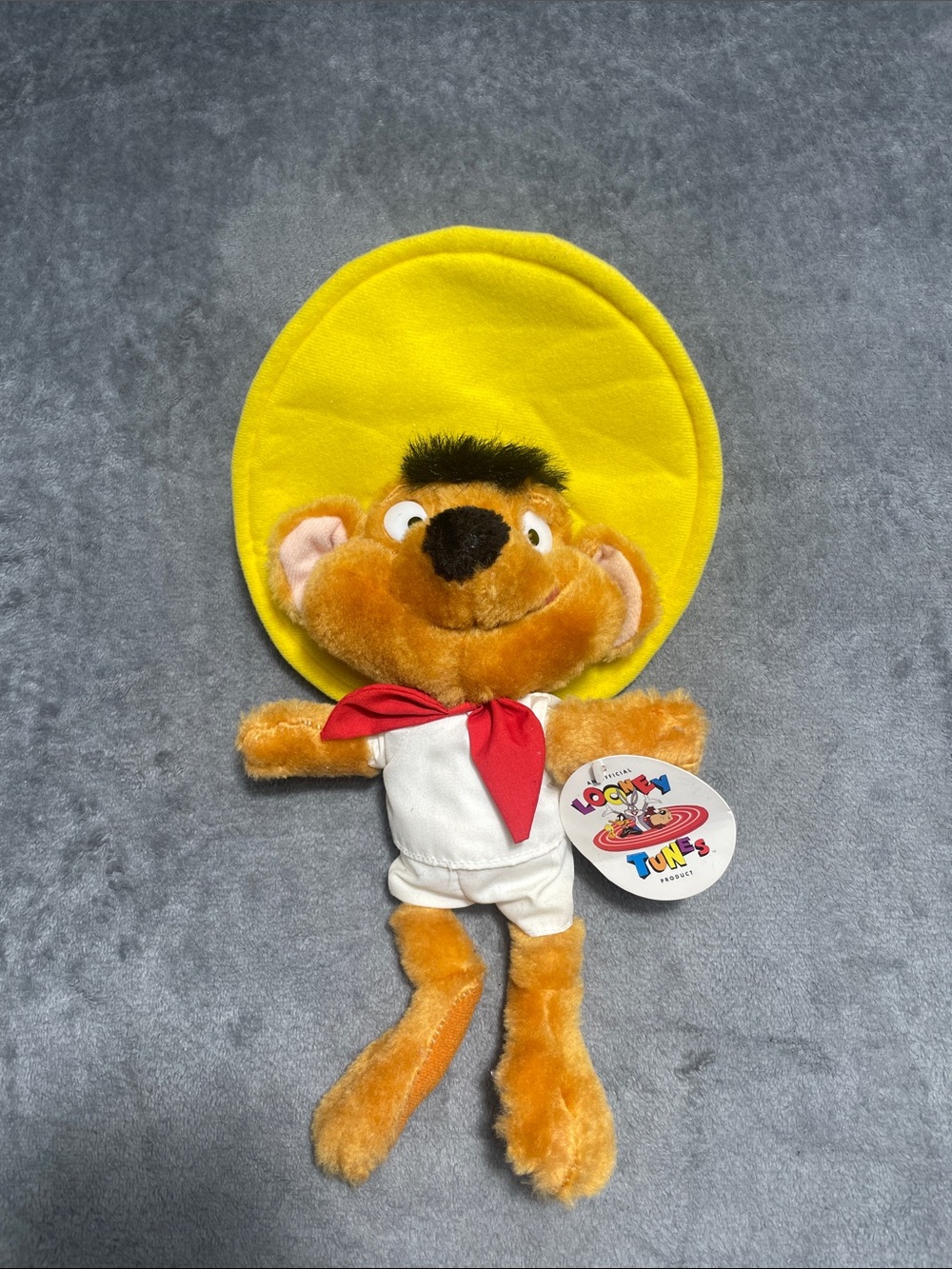 Warner Bros. Speedy Gonzales Plush with Yellow Hat and Red Scarf